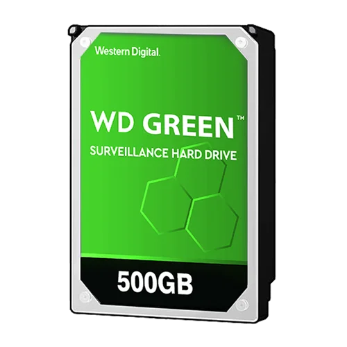 هارد دیسک اینترنال وسترن دیجیتال مدل سبز WD GREEN ظرفیت 500GB