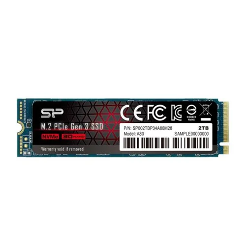 اس اس دی SSD سیلیکون پاورGen3x4 PCIe مدل P34A80 ظرفیت 2 ترابایت