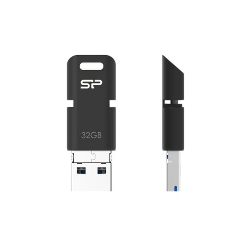 فلش مموری OTG سیلیکون پاور مدل Mobile C50 ظرفیت 128 گیگابایت