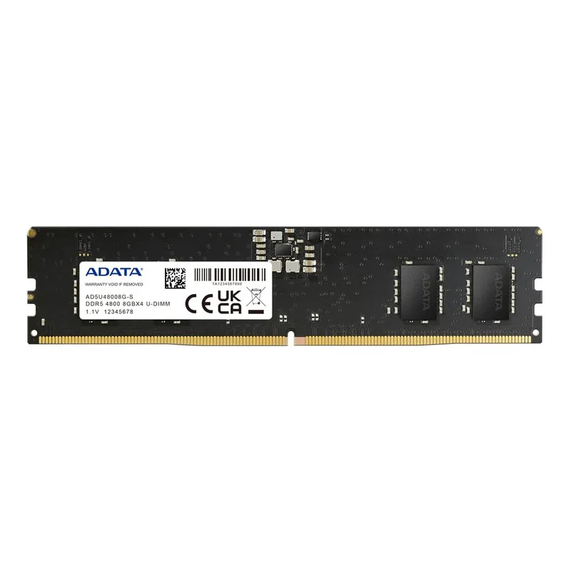 رم کامپیوتر DDR5 تک کاناله 4800 مگاهرتز  ای دیتا مدل 4800 ظرفیت 8 گیگابایت