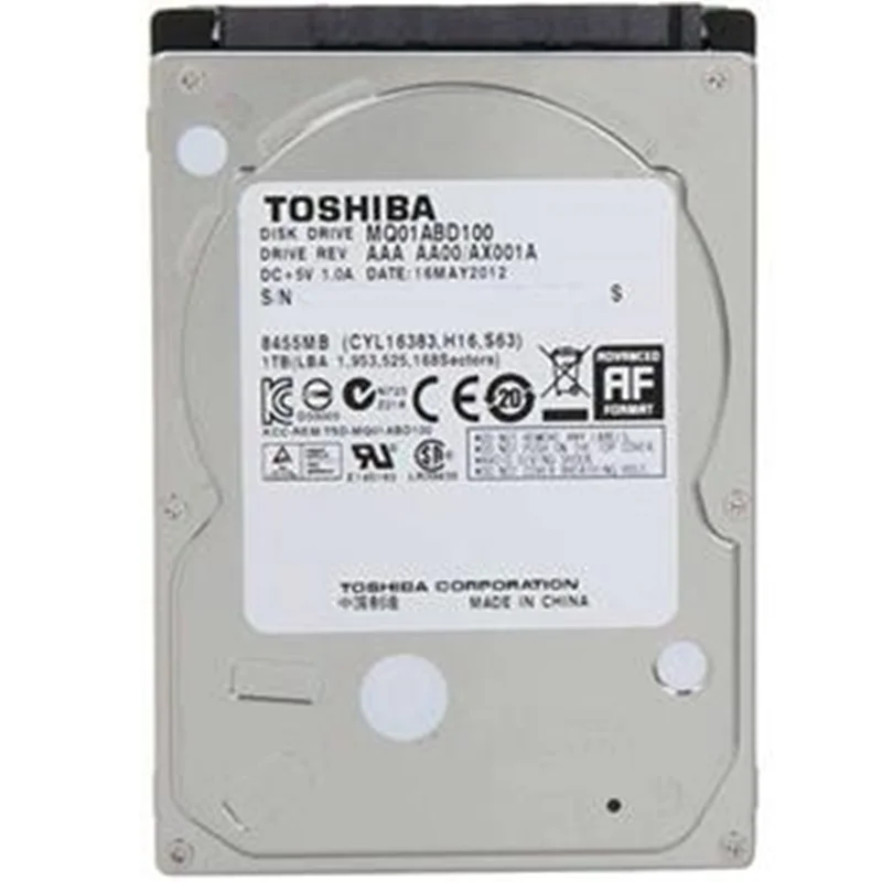 هارد دیسک اینترنال لپ تاپی توشیبا مدل ''2.5 ظرفیت 1TB