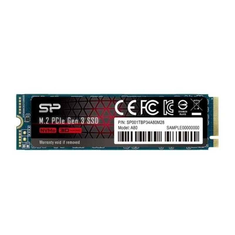 اس اس دی SSD سیلیکون پاورGen3x4 PCIe مدل P34A80 ظرفیت 256 گیگابایت