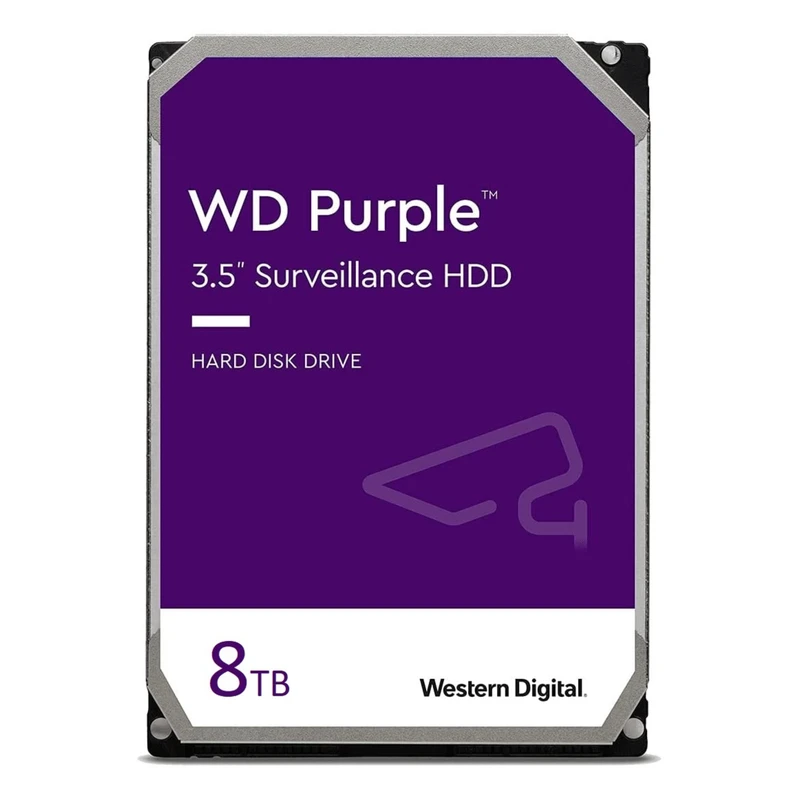 هارد دیسک اینترنال وسترن دیجیتال مدل بنفش WD PURPLE ظرفیت 8TB
