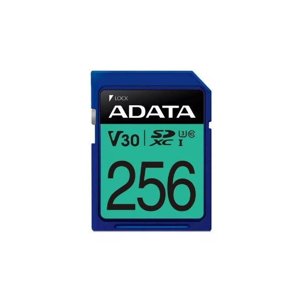 کارت حافظه SDXC ای دیتا مدل PREMIER PRO C10 U3 100MB ظرفیت 256GB