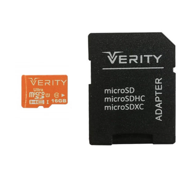 کارت حافظه microSDHC وریتی مدل Ultra کلاس 10 استاندارد UHS-I U1 سرعت 95MBps ظرفیت 16 گیگابایت به همراه آداپتور SD