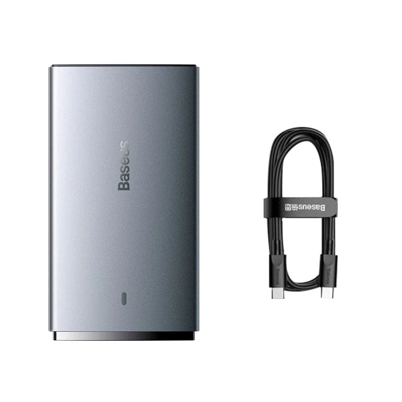 شارژر دیواری 65 وات باسئوس مدل GaN5 Pro Ultra-Slim به همراه کابل تبدیل USB-C