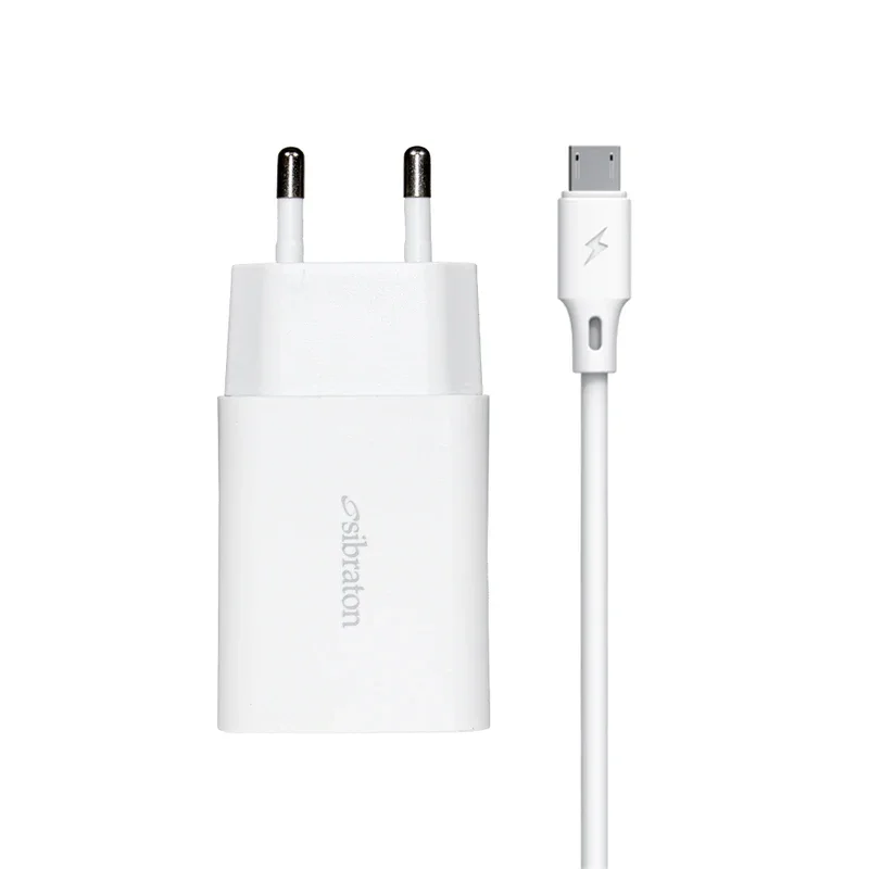 شارژر دیواری سیبراتون مدل S-W1245A به همراه کابل microUSB