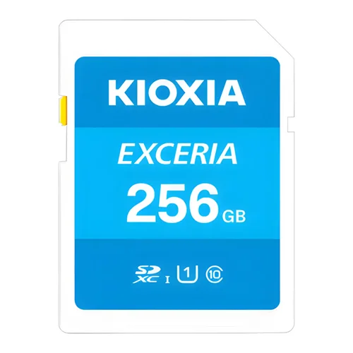 کارت حافظه SDXC کیوکسیا مدل EXCERIA کلاس 10 استاندارد UHS-I U1 سرعت 100MBps ظرفیت 256 گیگابایت