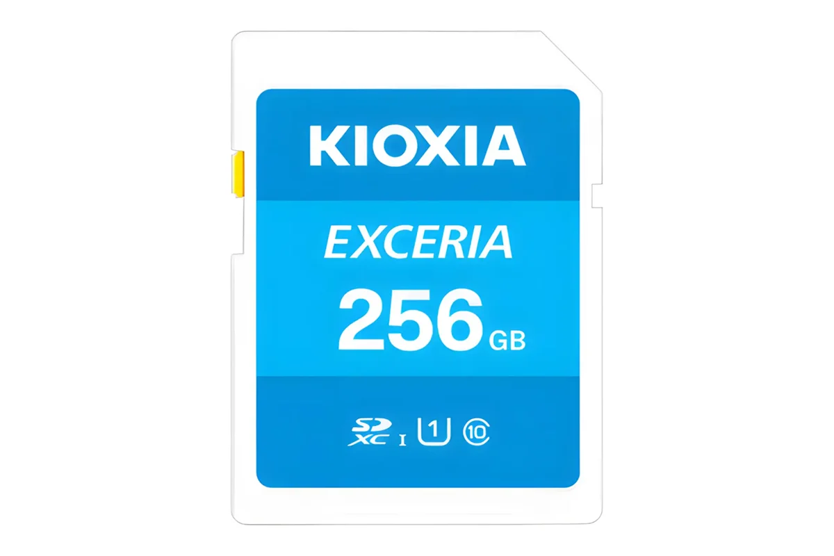 کارت حافظه SDXC کیوکسیا مدل EXCERIA کلاس 10 استاندارد UHS-I U1 سرعت 100MBps ظرفیت 256 گیگابایت