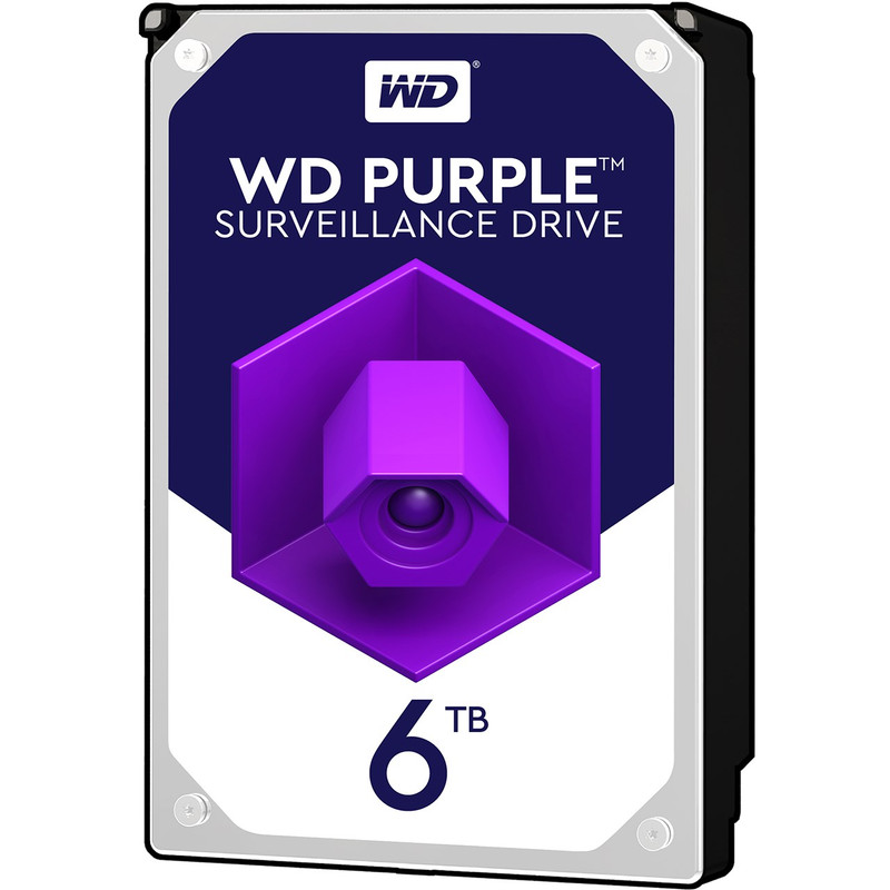 هارد دیسک اینترنال وسترن دیجیتال مدل بنفش WD PURPLE ظرفیت 6TB