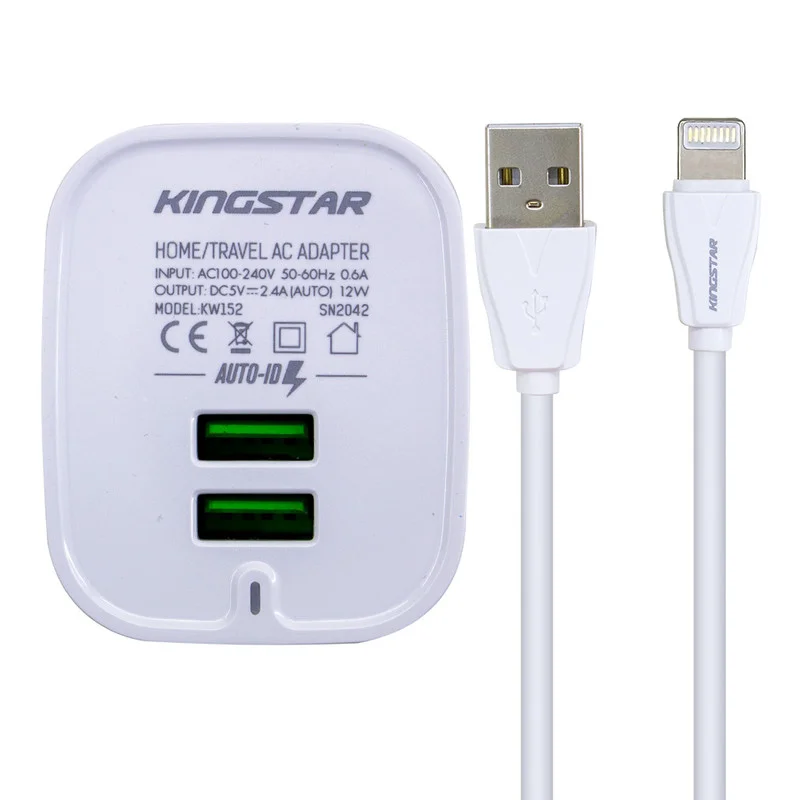 شارژر دیواری کینگ استار مدل KW152I