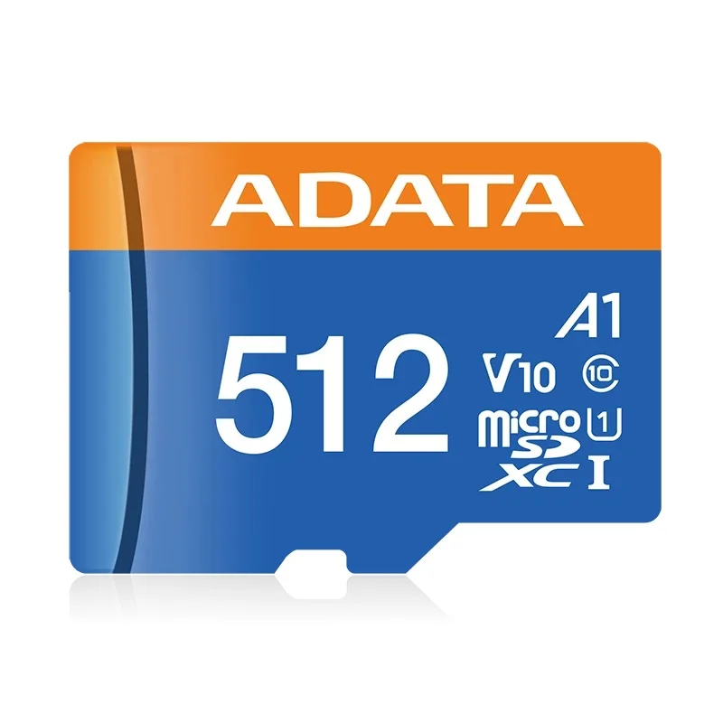 کارت حافظه microSDXC ای دیتا مدل premier کلاس 10 استاندارد UHS-I U1 سرعت 100 MBps ظرفیت 512 گیگابایت به همراه آداپتور SD