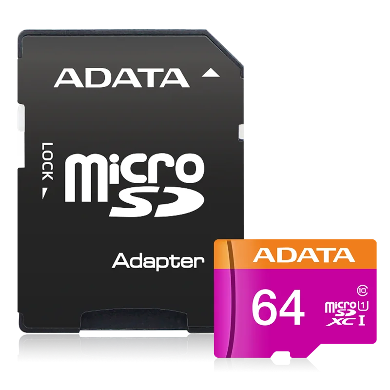 کارت حافظه‌ microSDXC ای دیتا مدل Premier C10 U1 80MB ظرفیت 64GB