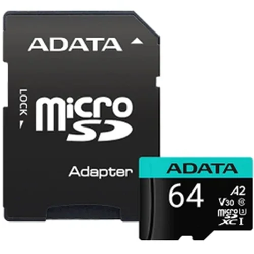کارت حافظه MicroSDXC ایدیتا مدل Premier Pro کلاس 10 استاندارد UHS-I U3 سرعت 100MBps ظرفیت 64 گیگابایت همراه با آداپتور