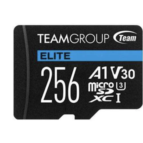 کارت حافظه microSDXC تیم گروپ مدل ELITE کلاس 10 استاندارد UHS-I U3 سرعت 90MBps ظرفیت 256 گیگابایت