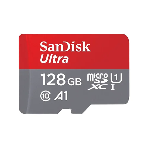 کارت حافظه سن دیسک MicroSDXC مدل SDSQUAR Ultra کلاس 10 استاندارد UHS-I سرعت 100MB ظرفیت 128 گیگابایت