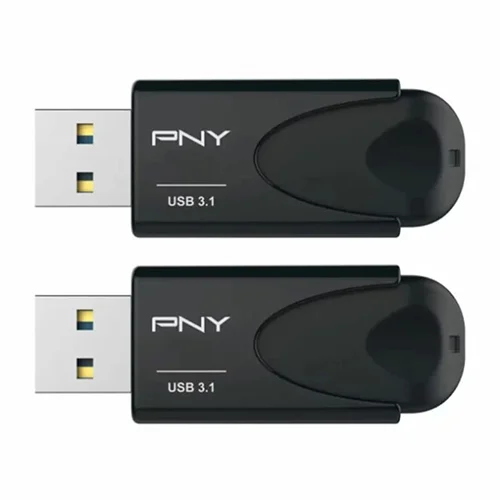 فلش مموری پی ان وای مدل ATTACHE4 ظرفیت 32 گیگابایت بسته دو عددی USB 3.1