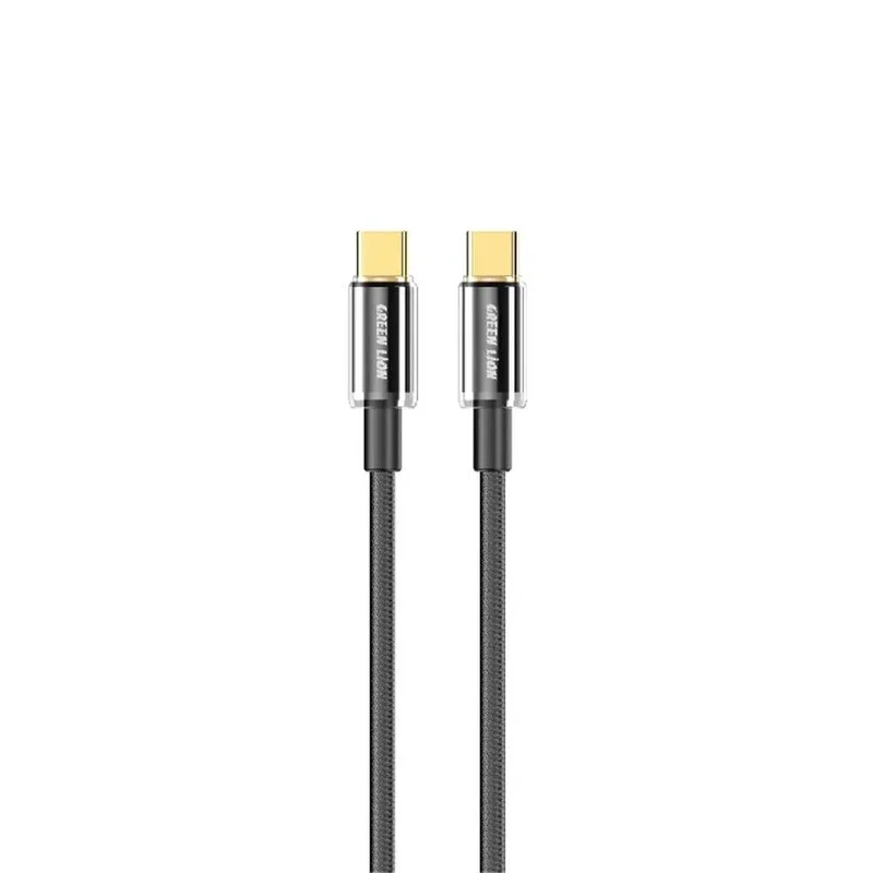 کابل تبدیل USB-C به USB-C گرین لاین مدل TOUGH GNTPTGH60CTCBK طول 1 متر