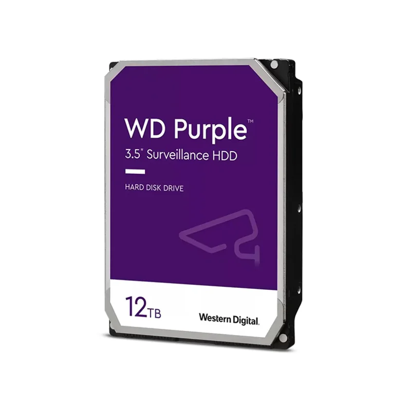 هارد دیسک اینترنال وسترن دیجیتال مدل بنفش WD PURPLE ظرفیت 12TB