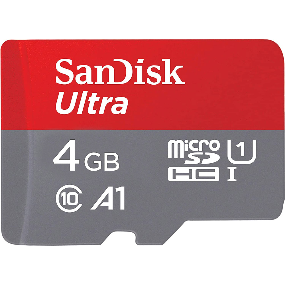 کارت حافظه microSDXC سن دیسک مدل Ultra A1 C10 U1 120MB ظرفیت 4 گیگابایت