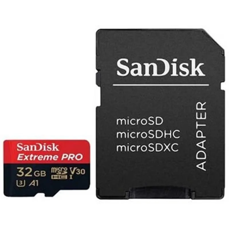 کارت حافظه microSDXC سن دیسک مدل Extreme PRO کلاس A2 استاندارد UHS-I U3 سرعت 200MBs ظرفیت ۳۲ گیگابایت