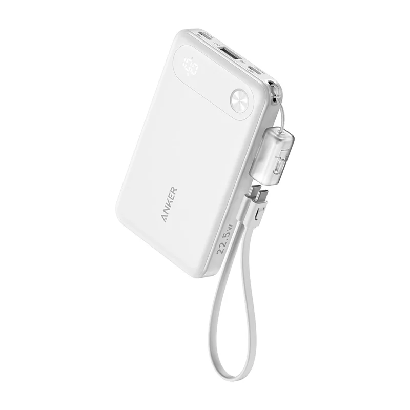 پاوربانک انکر مدل A1257 ظرفیت 10000 میلی آمپر ساعت به همراه کابل USB-C
